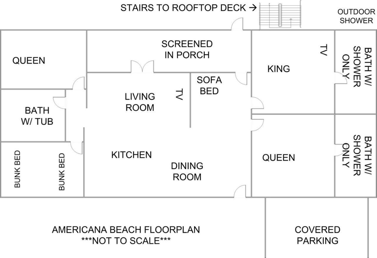 Americana Beach Home Jekyll Island Eksteriør bilde